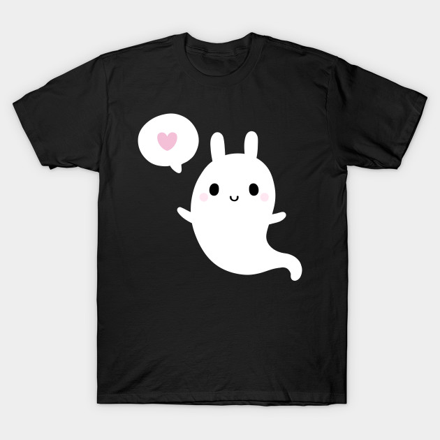Cutie Bunny Ghost T-Shirt-TOZ